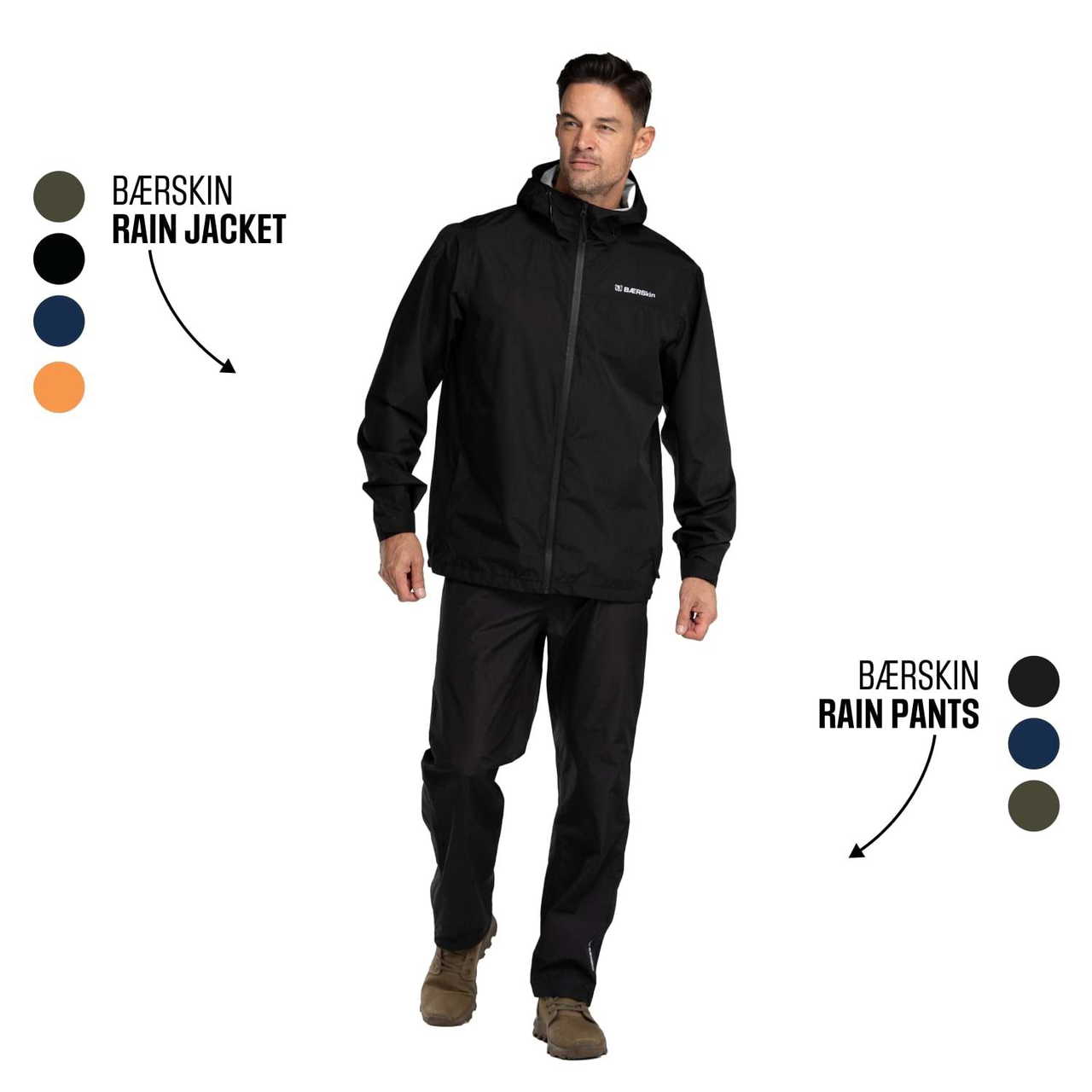 BÆRSkin Rain Suit (Rain Jacket 2.0 + Rain Pants)