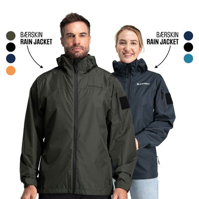 BÆRSkin His & Hers Waterproof Rain Jacket