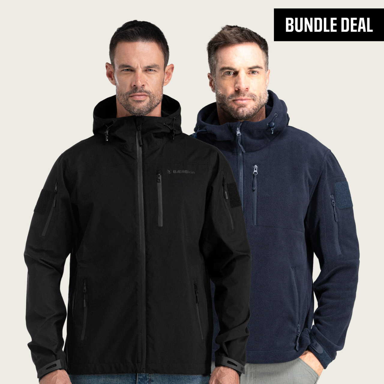 BÆRSkin 3L Stormshell Jacket + BÆRSkin Tactical Hoodie 4.0
