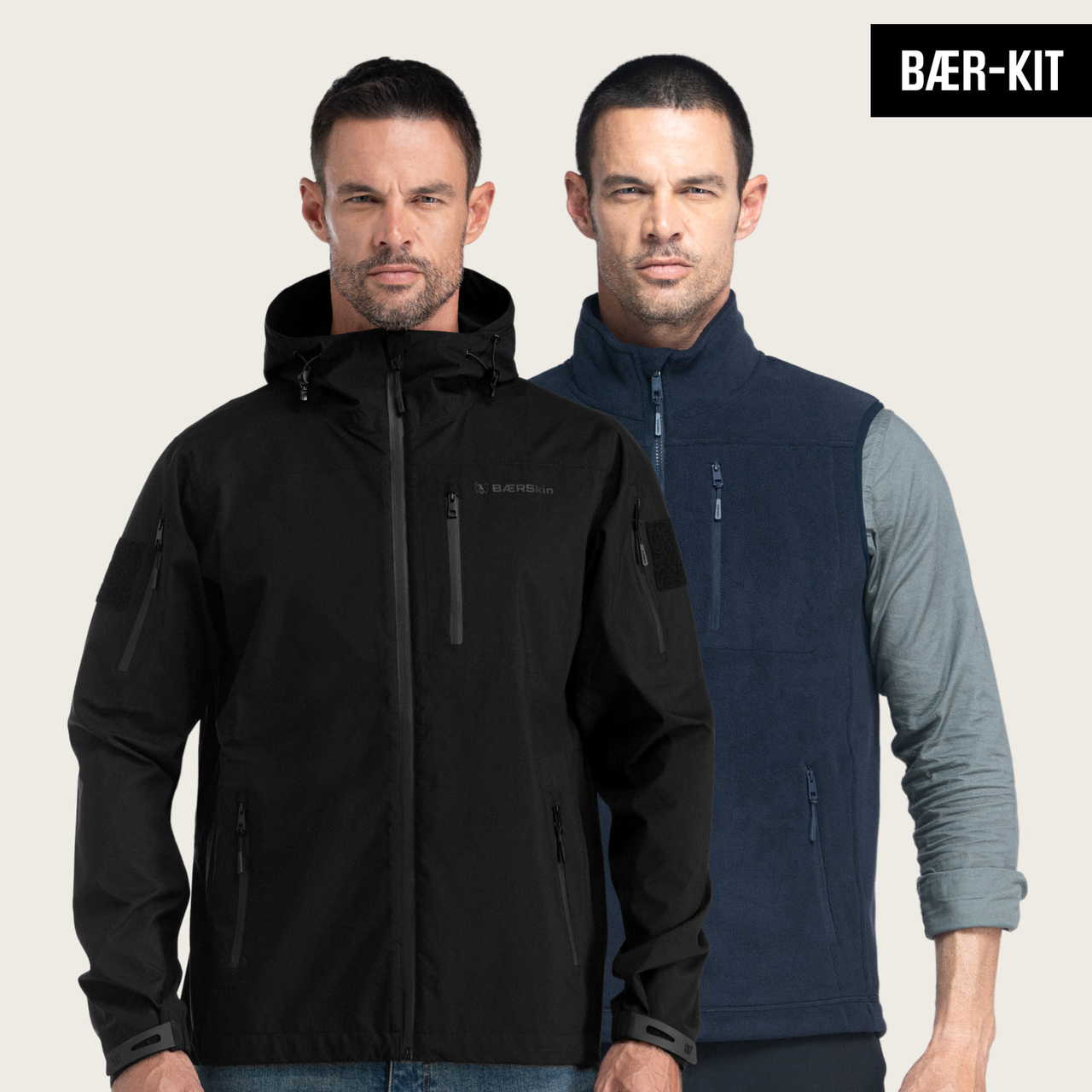BÆR-Kit 3L Stormshell + Fleece Vest (3-in-1)