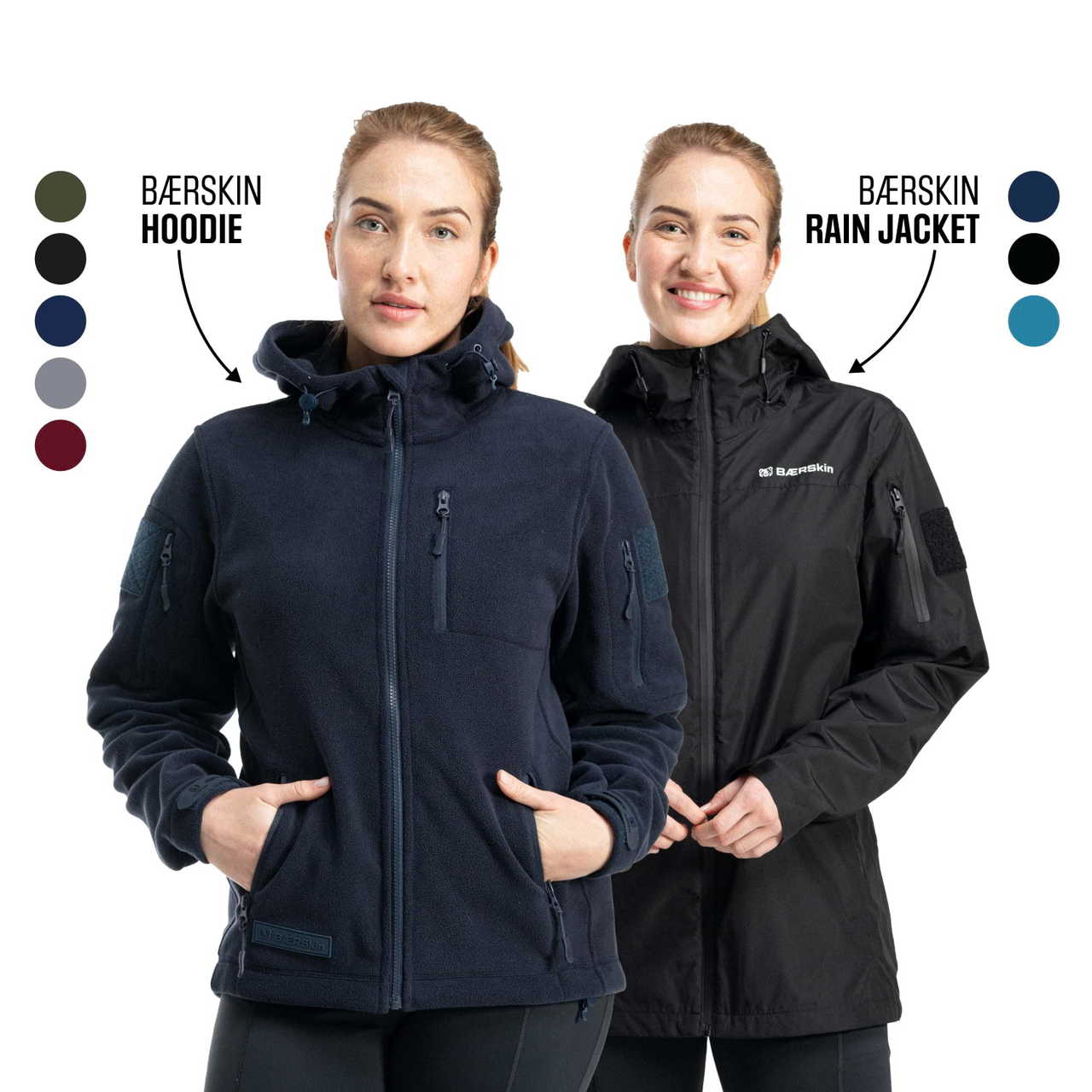 BÆRSkin 3-in-1 Women (Hoodie 4.0 + Rain Jacket 2.0)