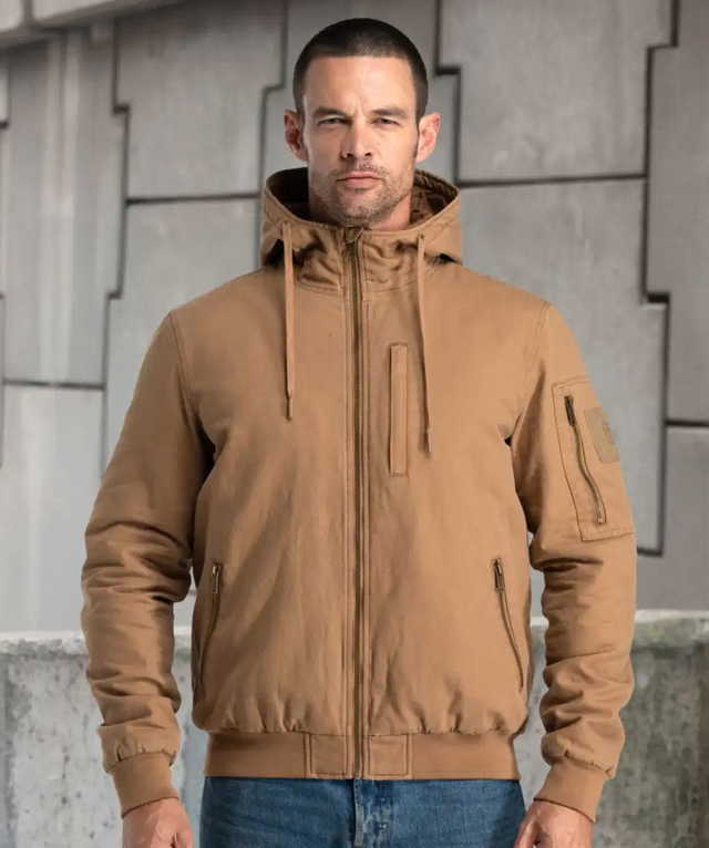 BÆRSkin Canvas Bomber Hoodie