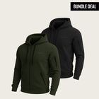 Cotton Full Zip Hoodie (2 Pack)