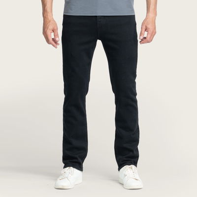 Straight Leg Jeans Black