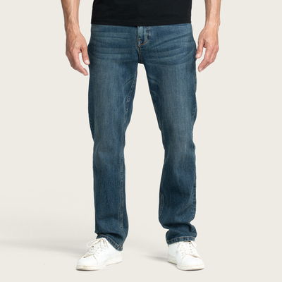 Straight Leg Jeans Blue