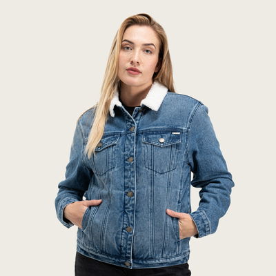 Women's Sherpa Denim Jacket