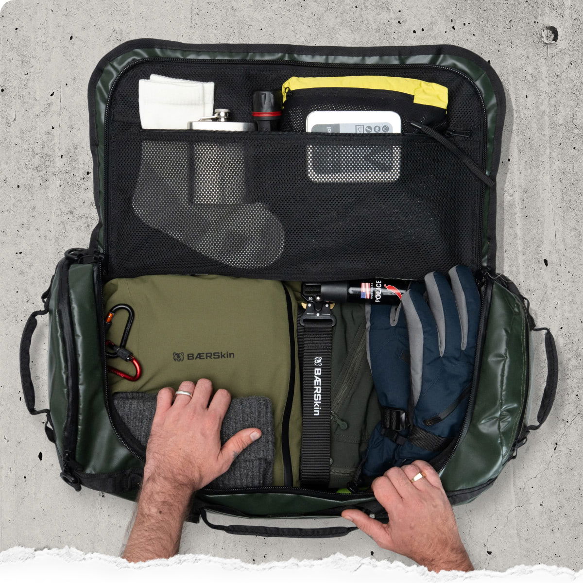 65 Litres Capacity. 6 Compartments. It's Basically a Portable Armory. 