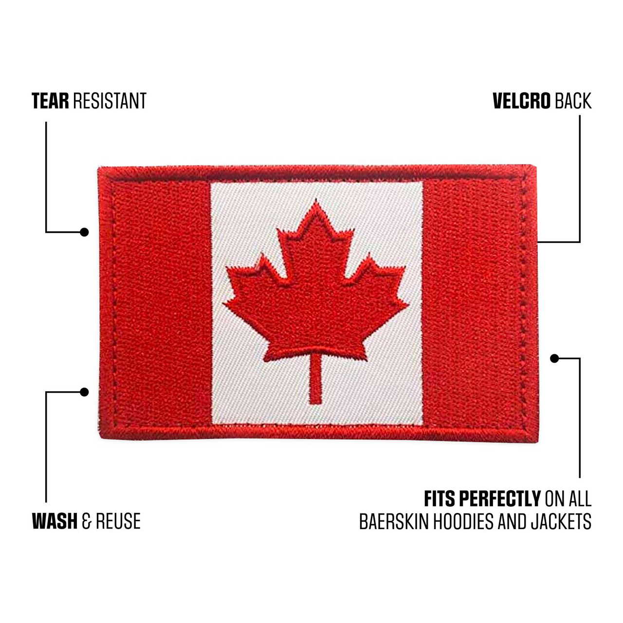 Add Some Canadian Pride to Your Velcro Patch