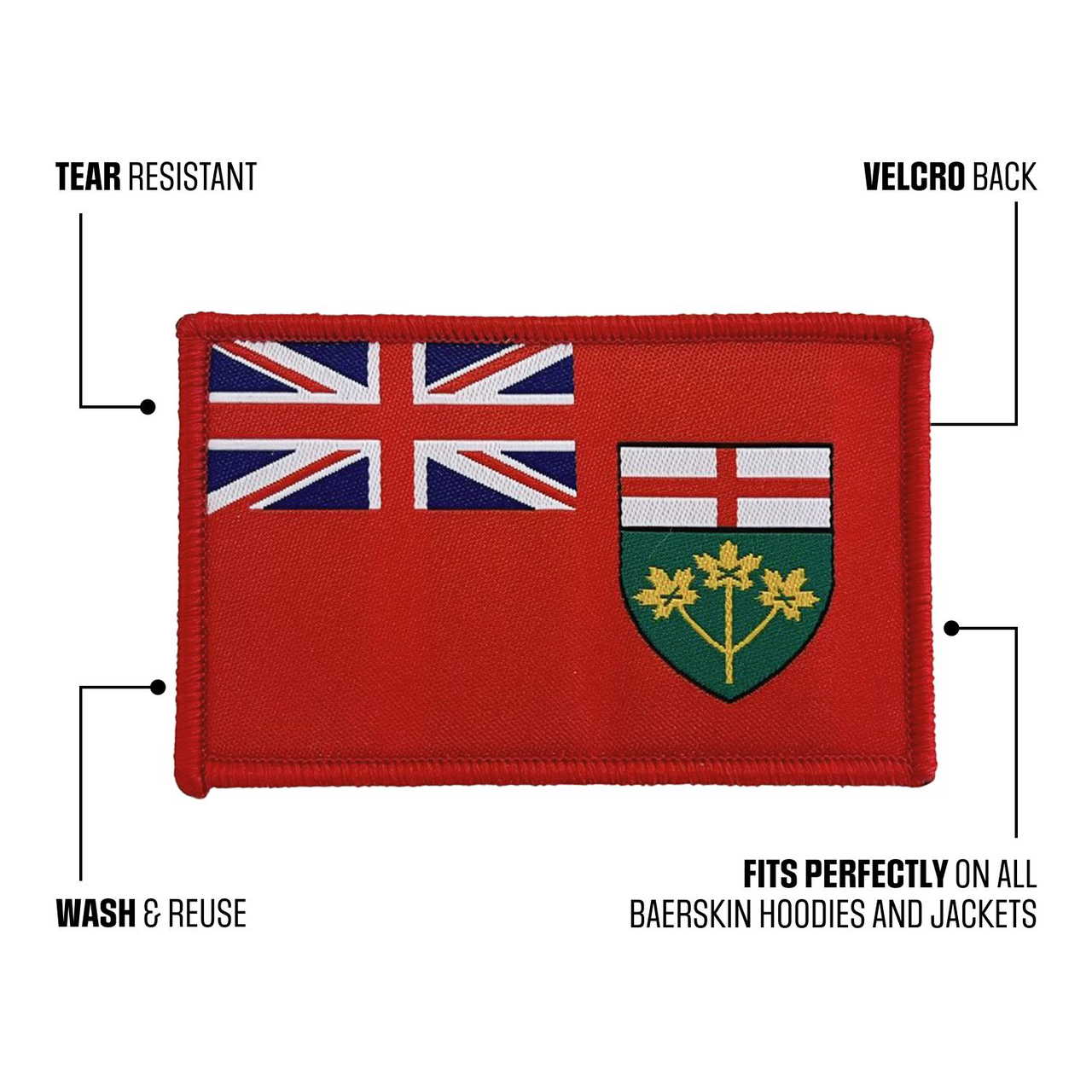 Rep Your Home State! Get Our Premium Woven Velcro State Patches. 
