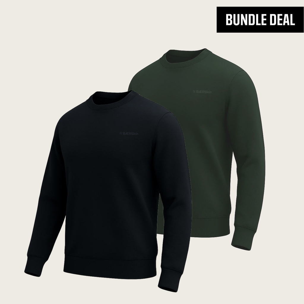 BÆRSkin Fleece Crewneck Sweatshirt (2 Pack)
