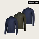Polo Long Sleeves T-shirt (3 Pack)