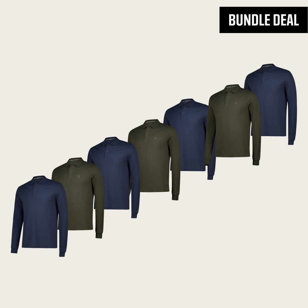 Polo Long Sleeves T-shirt (7 Pack)