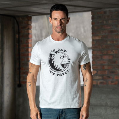 In Dad We Trust 100% Cotton T-Shirt