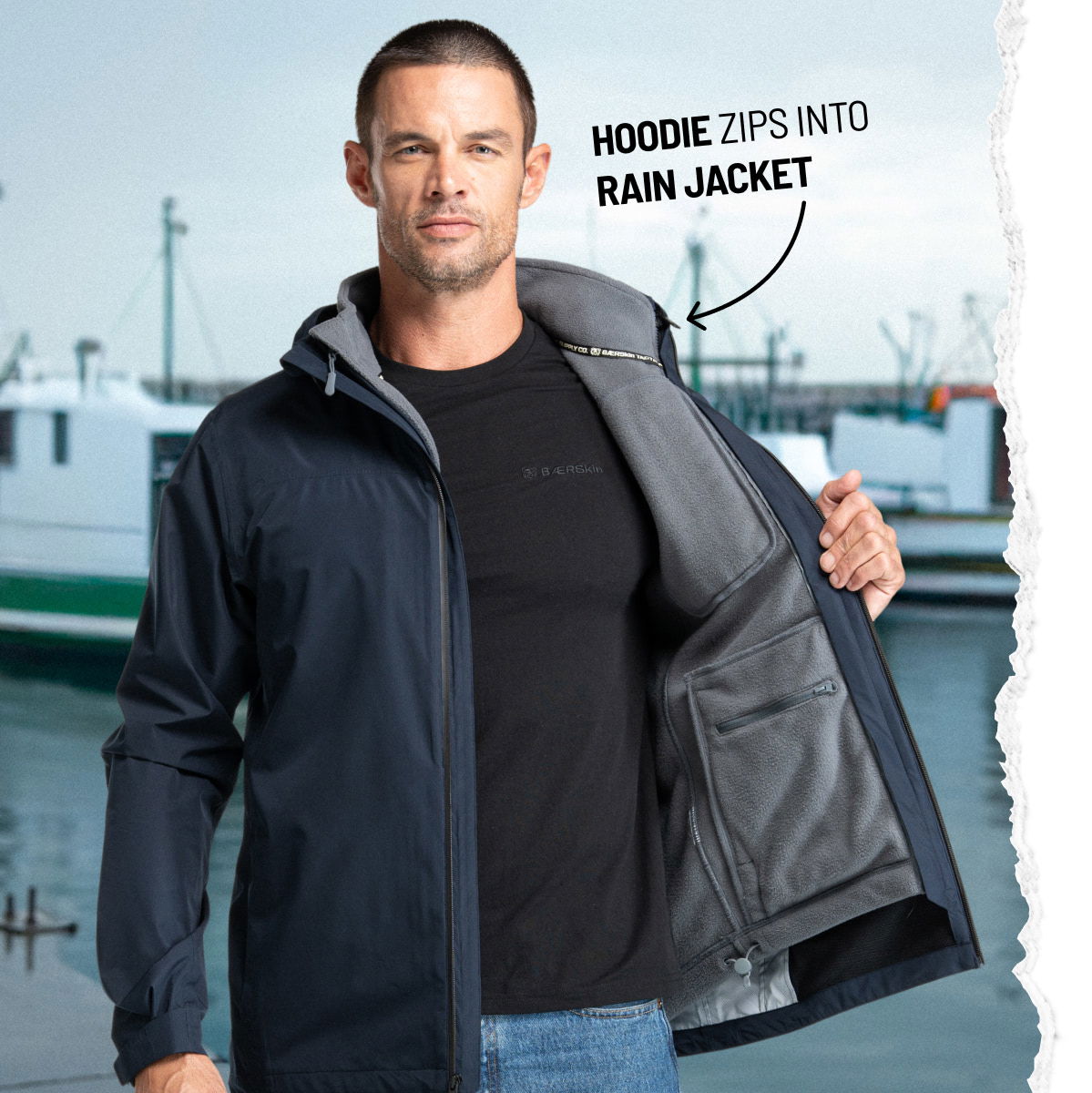 Regular Fleece is Weak, Unflattering & Soggy. Wear a BÆRSkin. 