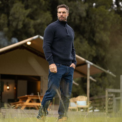 BÆRSkin Knitwear Quarter Zip Sweater