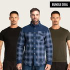 Lumberjacket + T-shirts (2 Pack)