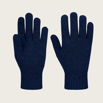 Merino Gloves Navy