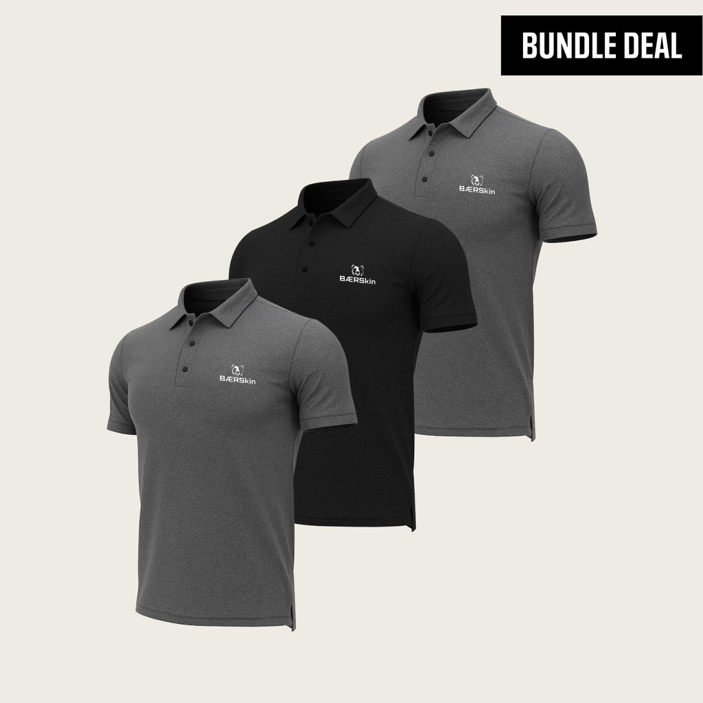 Moisture Wicking Polo (3 Pack)