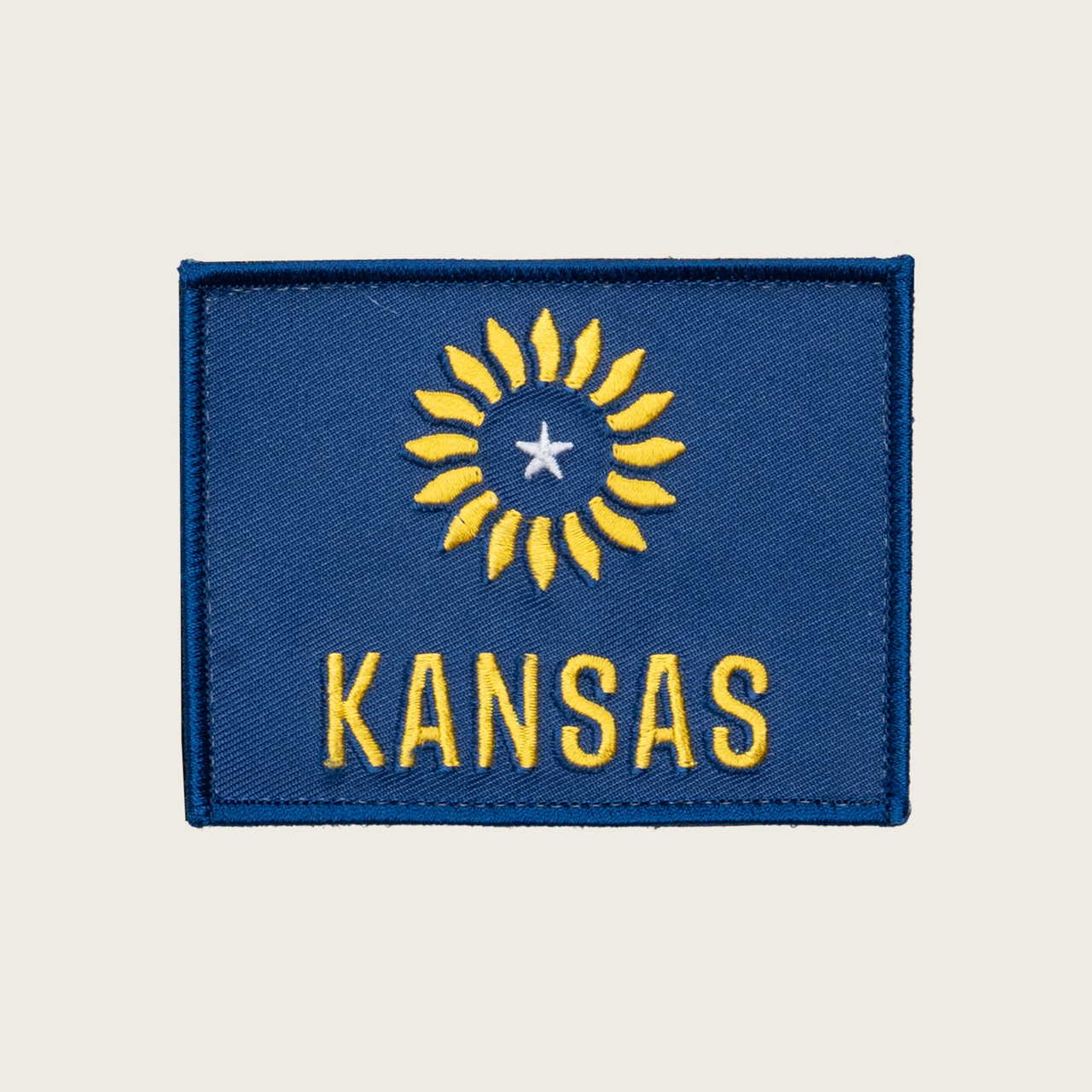 Kansas Flag Velcro Patch
