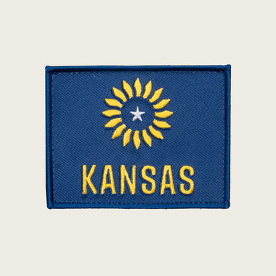Kansas Flag Velcro Patch