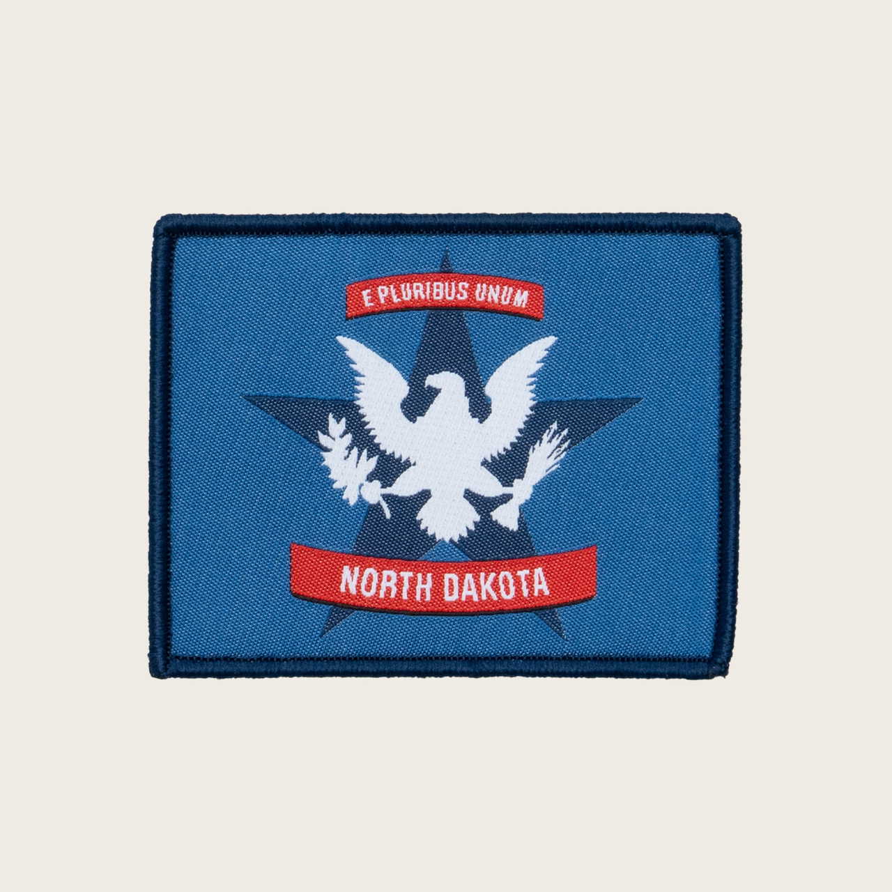 North Dakota Flag Velcro Patch