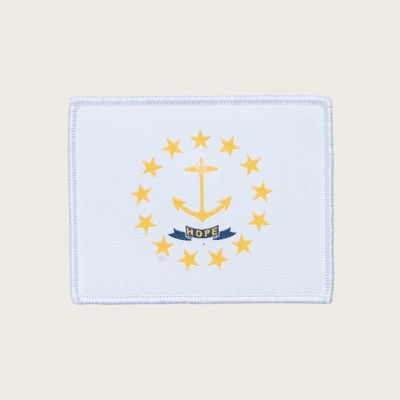 Rhode Island Flag Velcro Patch