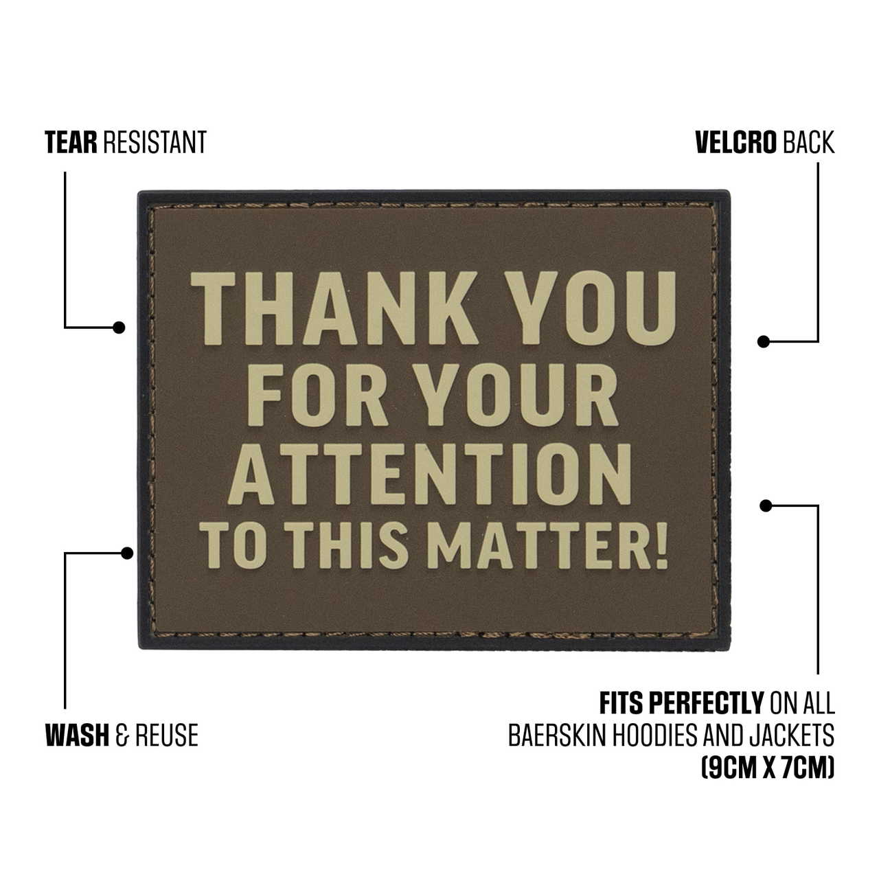 Get The Ultimate Patch to Match Your BÆRSkin