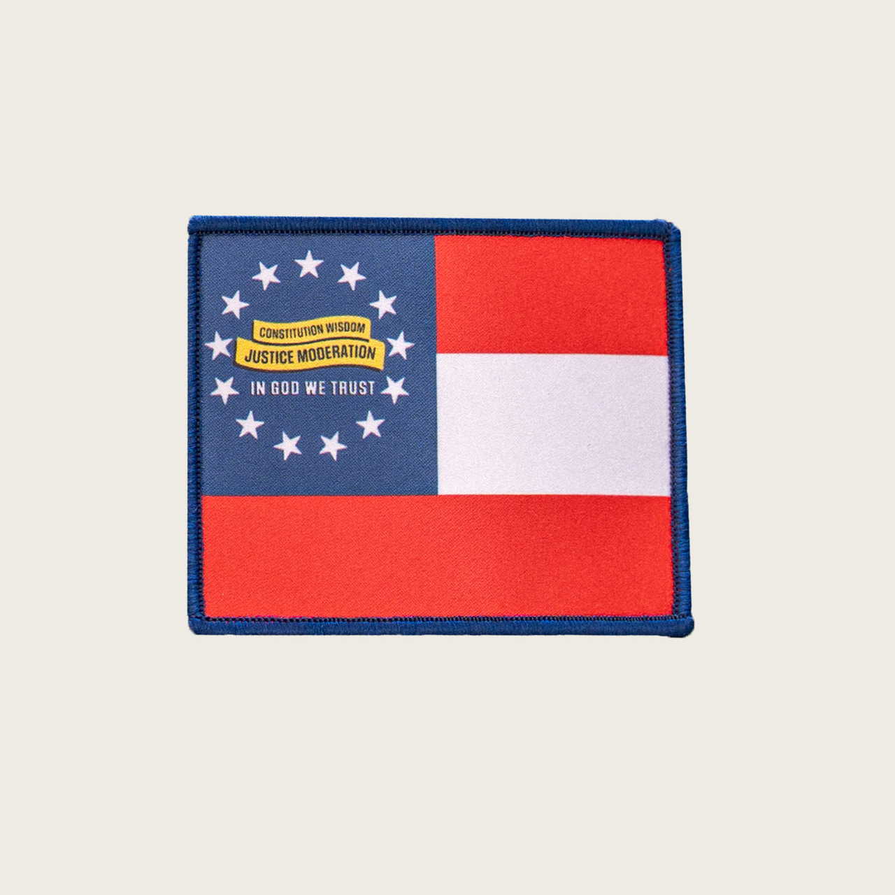 Georgia Flag Velcro Patch
