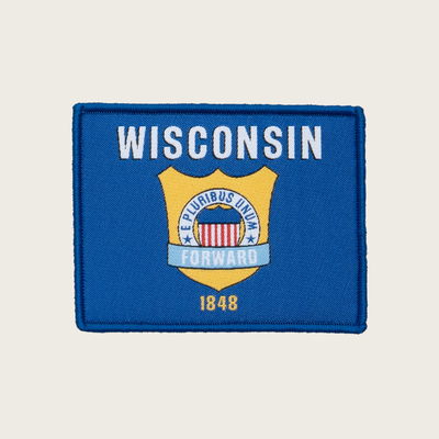 Wisconsin Flag Velcro Patch