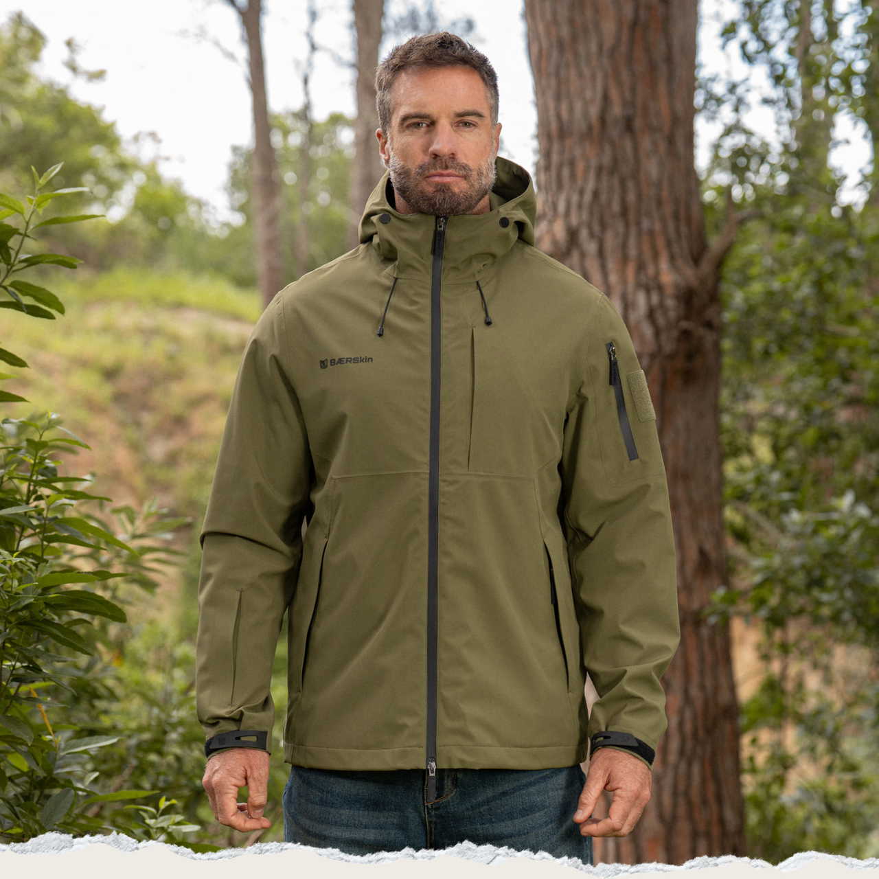 BÆRSkin Polar Parka Army Green