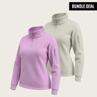 BÆRSkin Quarter Zip Fleece Jacket Women (2 Pack)
