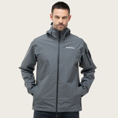 Heavy-Storm Waterproof Rain Jacket 2.0 Steel Grey