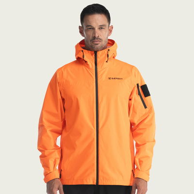 Heavy-Storm Waterproof Rain Jacket 2.0 Hi Viz Orange