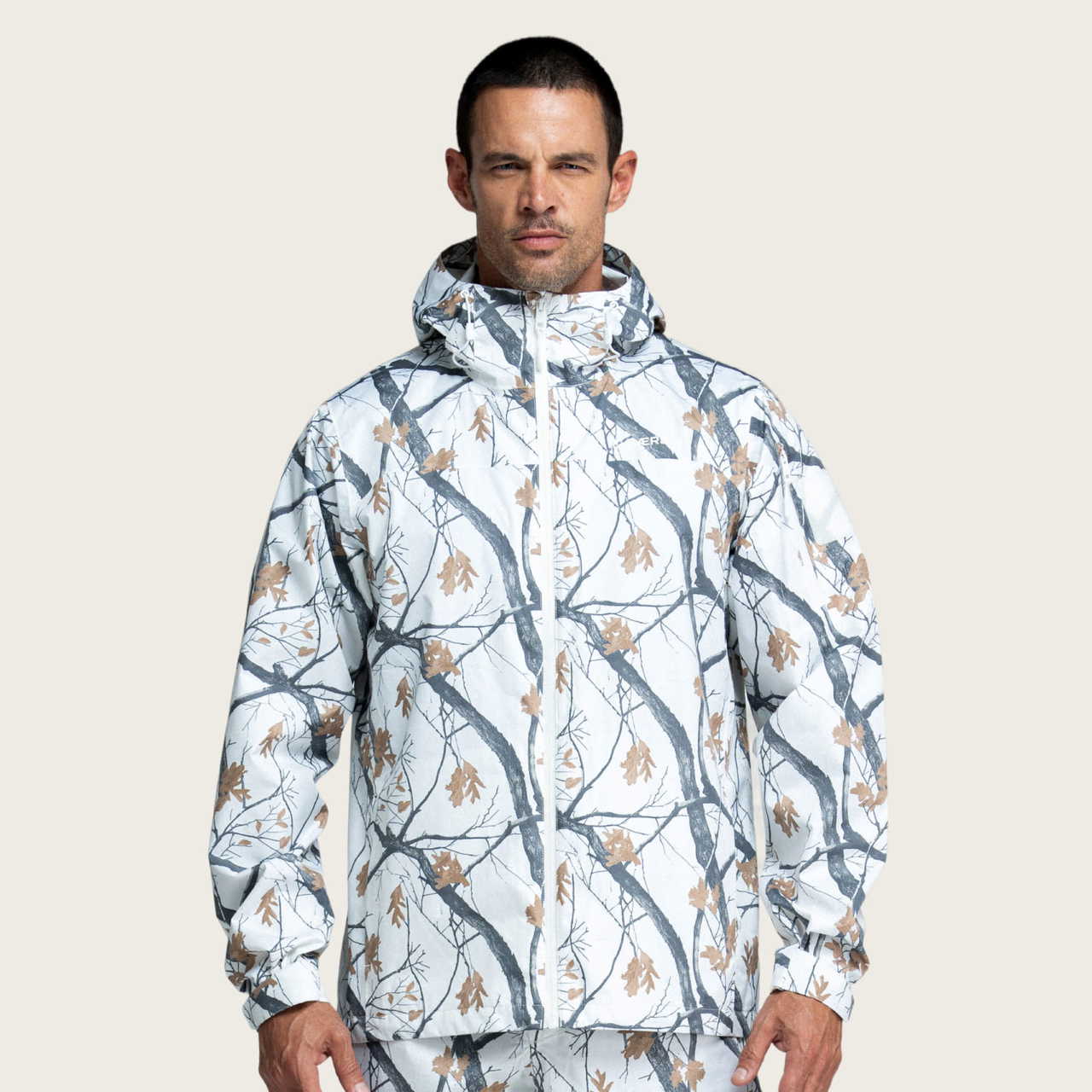 Heavy-Storm Waterproof Rain Jacket 2.0 Snow Camo