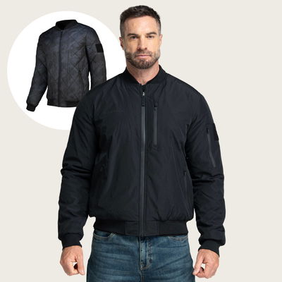 BÆRSkin Reversible Bomber Jacket Black