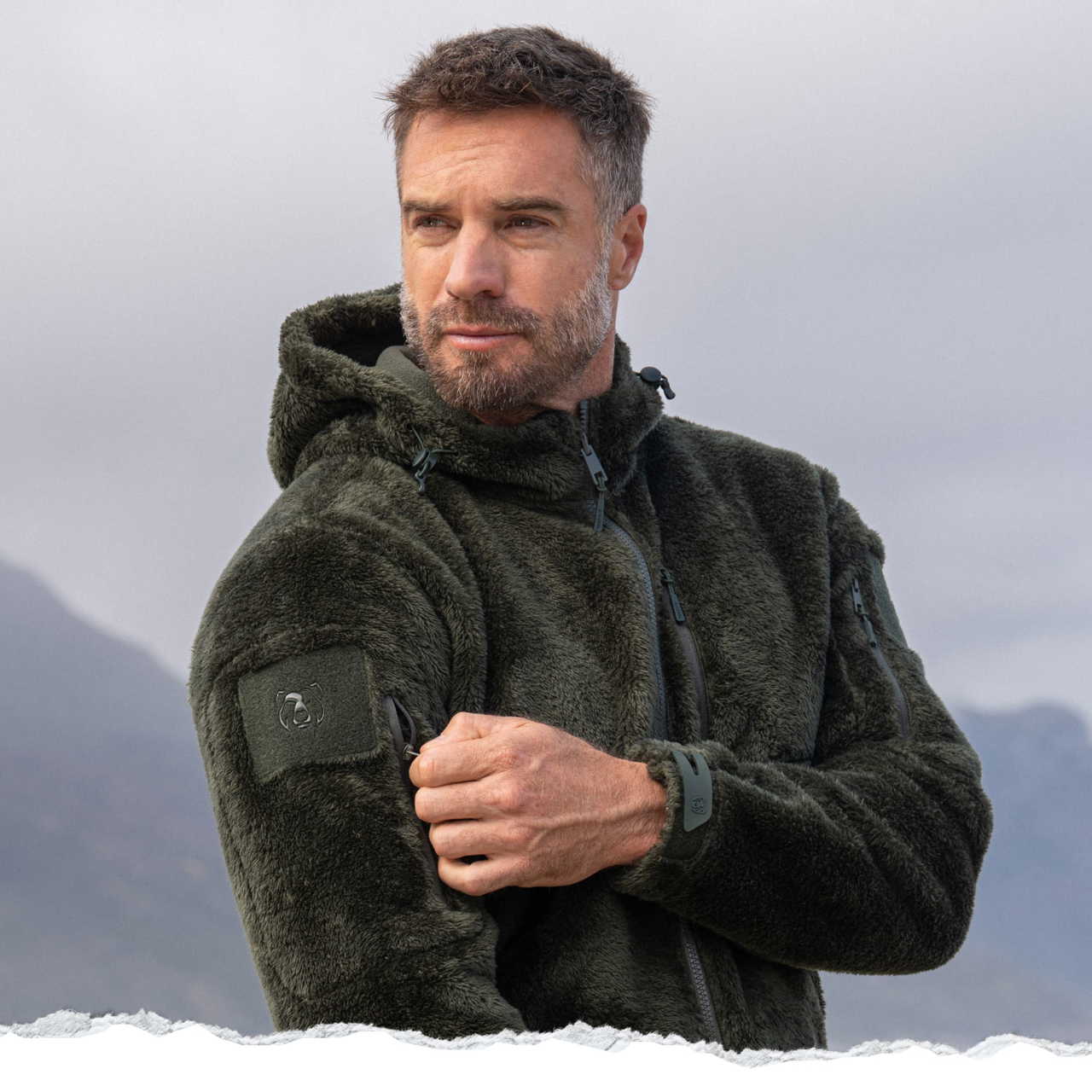 BÆR-Kit Modular System: Your Shaggy Hoodie Becomes a Winter Liner.