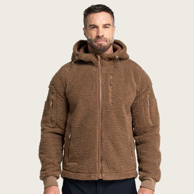 BÆRSkin Sherpa Hoodie Bourbon