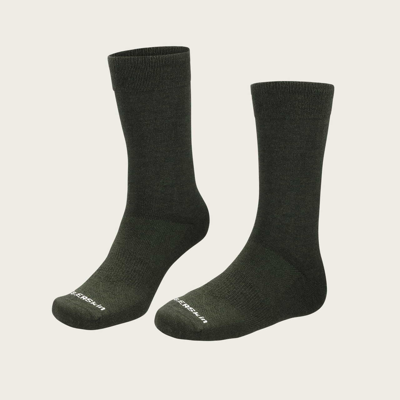Merino Wool Plain Long Crew Sock