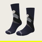 Merino Wool Design Long Crew Socks