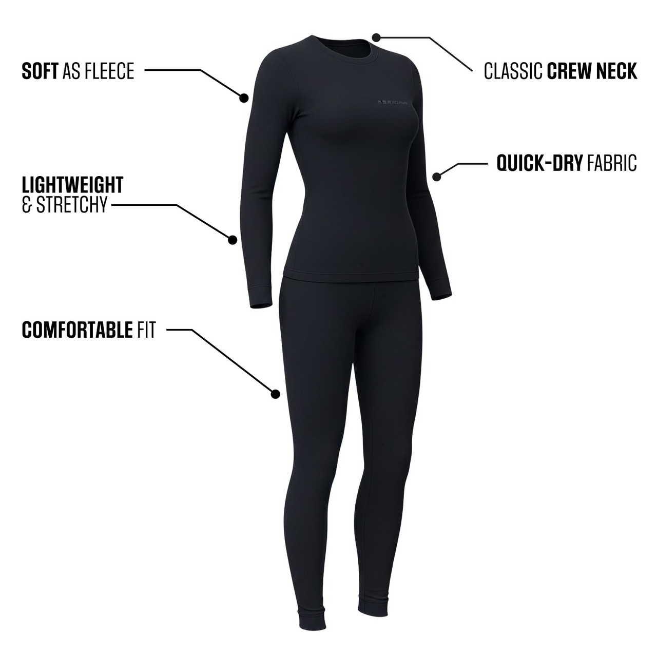 The Softest Base Layer That Actually Performs. Modal Fabric Technology for All-Day Comfort.