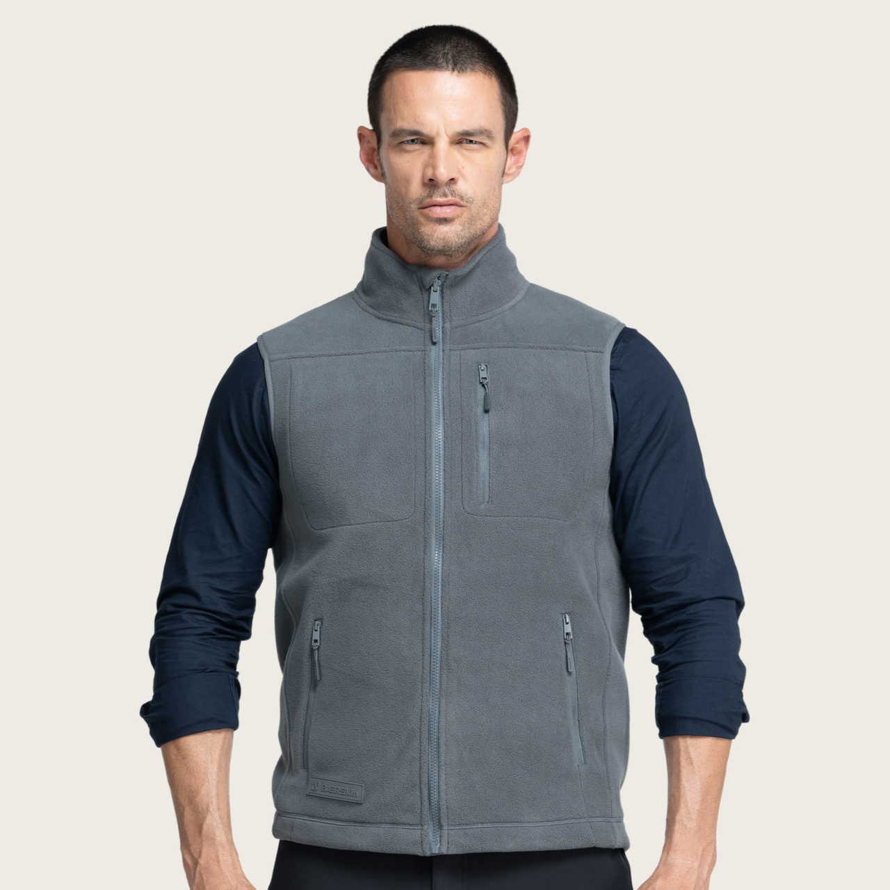 BÆRSkin Tactical Fleece Vest 4.0 Steel Grey