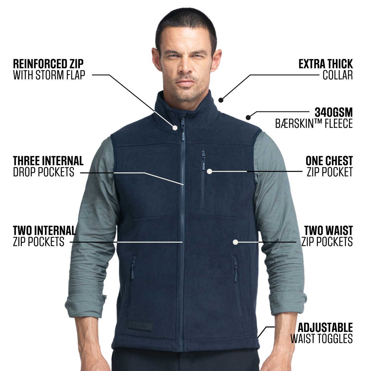 Change in the Weather? Be Prepared. Get a BÆRSkin Vest.