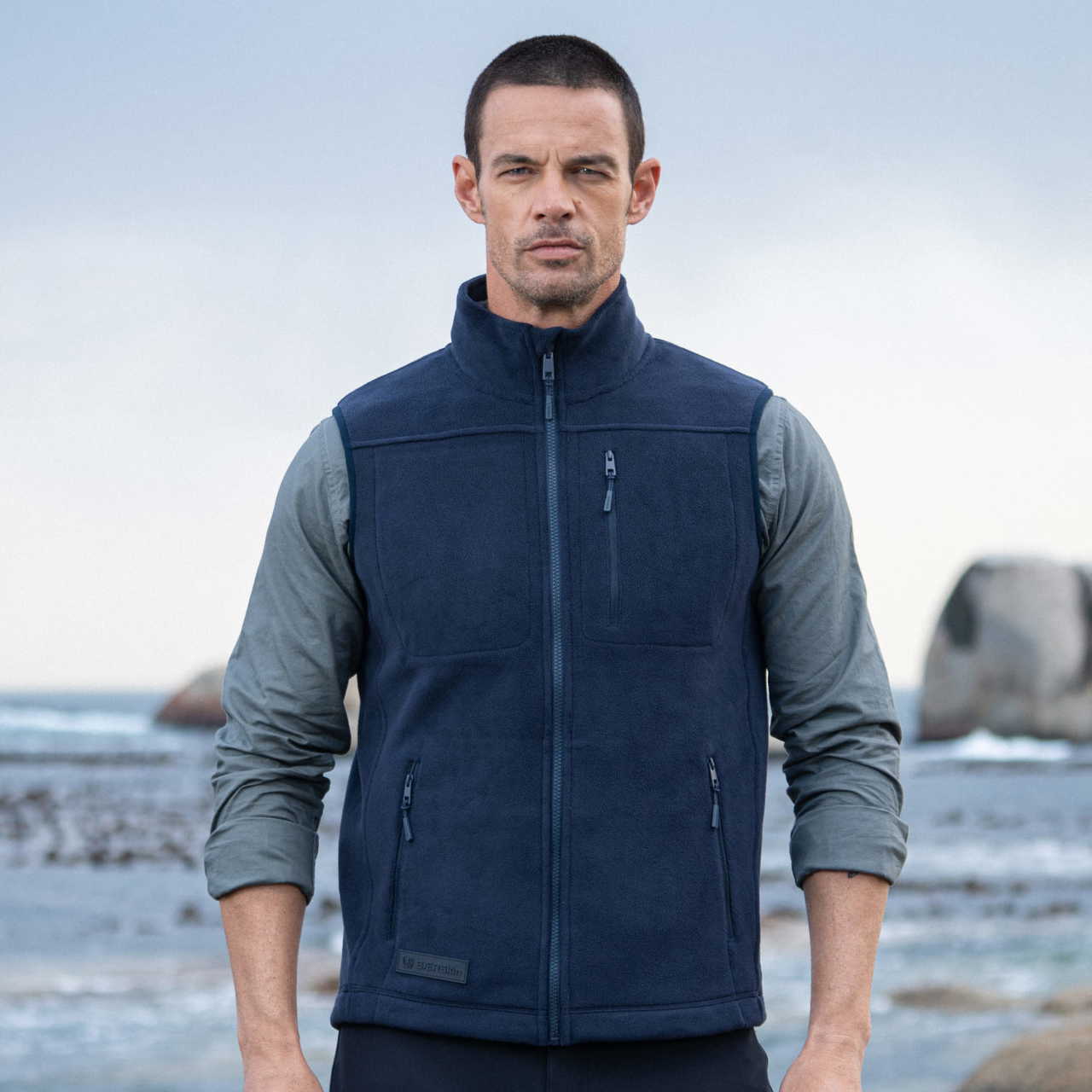 BÆRSkin Tactical Fleece Vest 4.0 Navy Blue