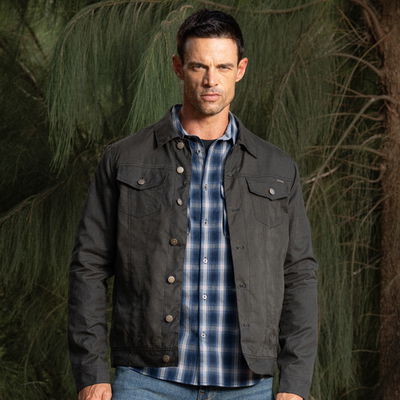 Waxed Trucker Jacket