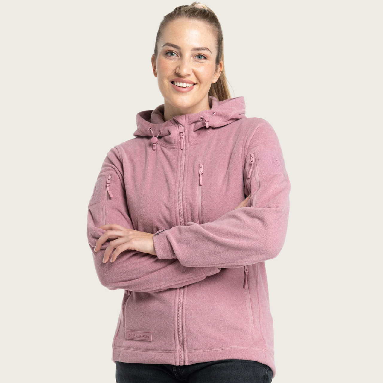 BÆRSkin Tactical Hoodie Women Pink Mélange