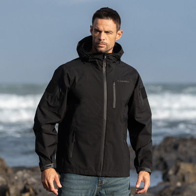 BÆRSkin 3L Stormshell Jacket Black
