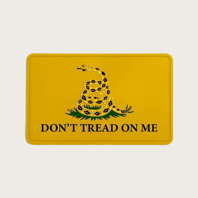Don't Tread Velcro Patch Yellow