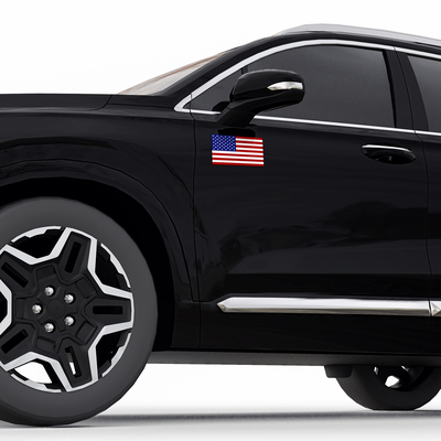 2x Magnetic Flag Decals