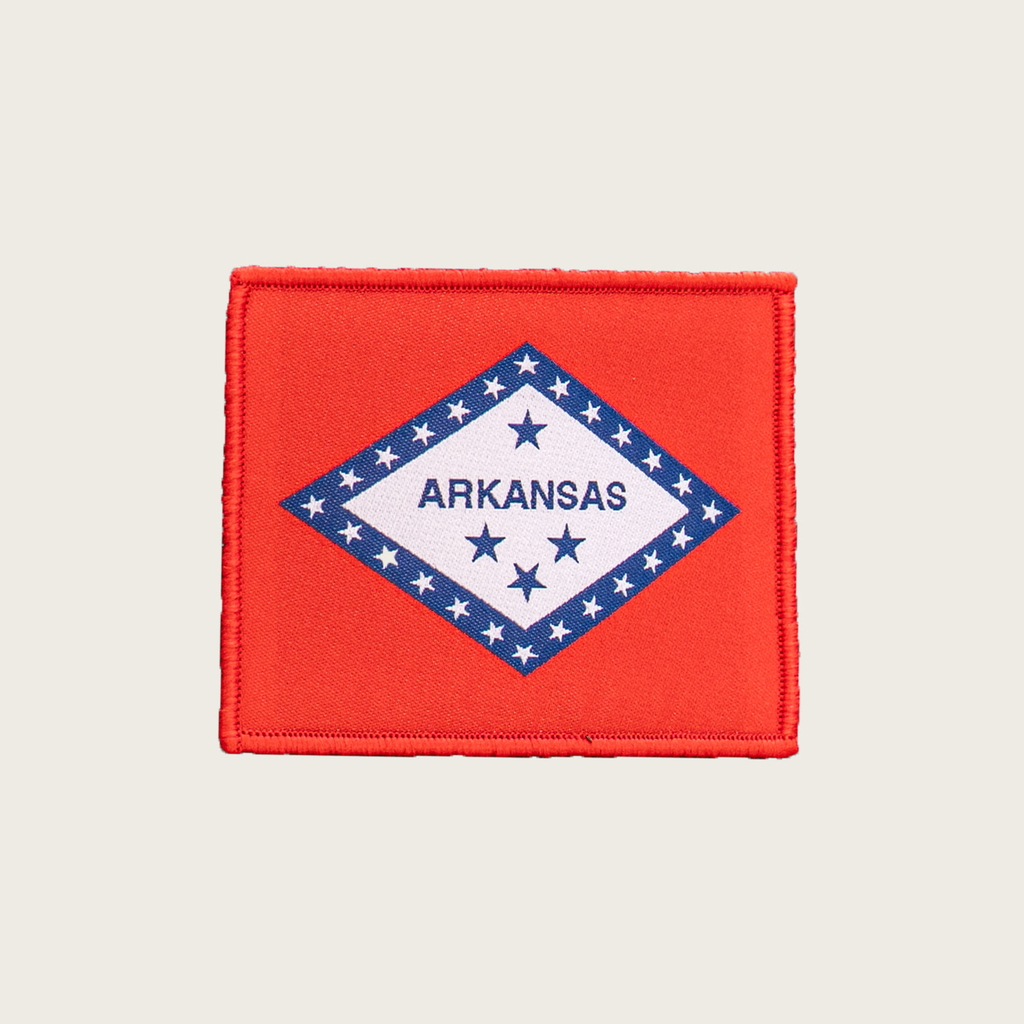 Arkansas Flag Velcro Patch