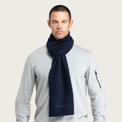 Merino Scarf Navy